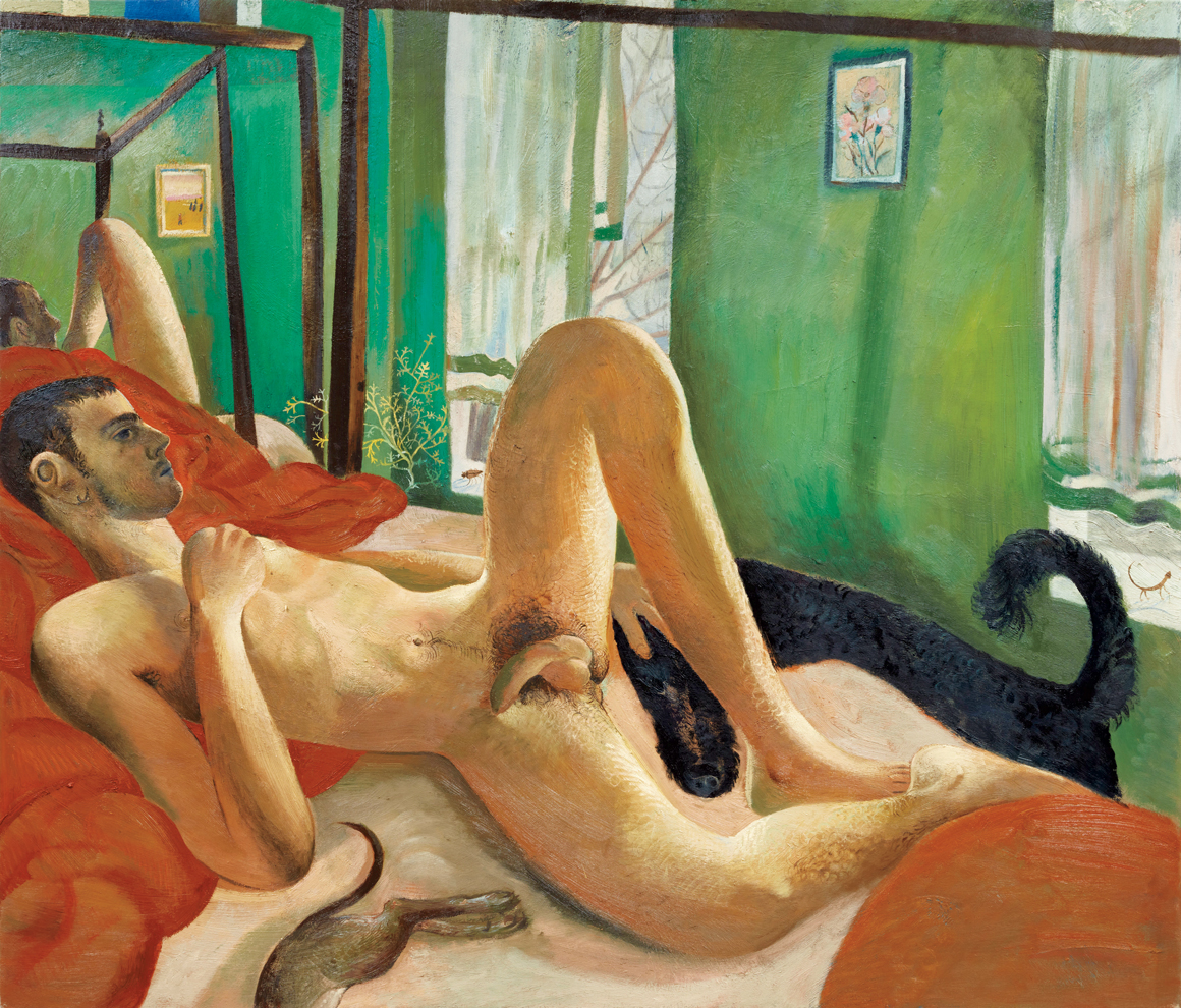 Louis Fratino, The pink and green light, 2024.