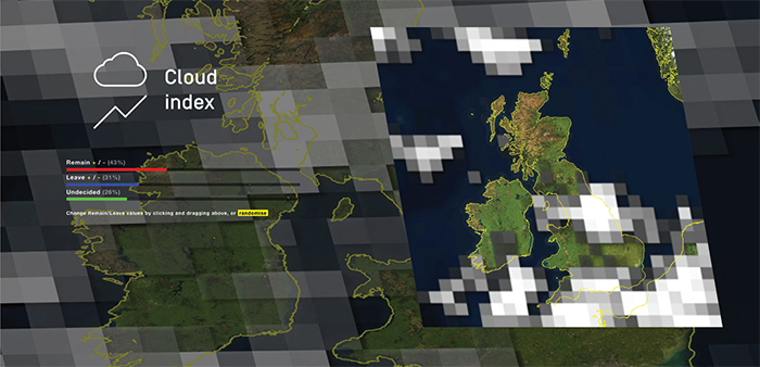 Screen capture from James Bridle’s Cloud Index, 2016, interactive website, www.cloudindx.com.