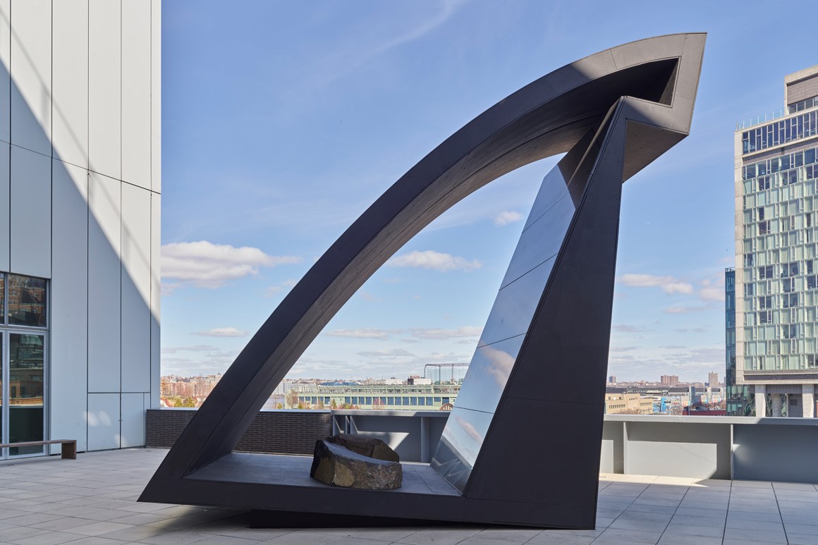 Installation view of Torkwase Dyson work at Whitney Museum of American Art