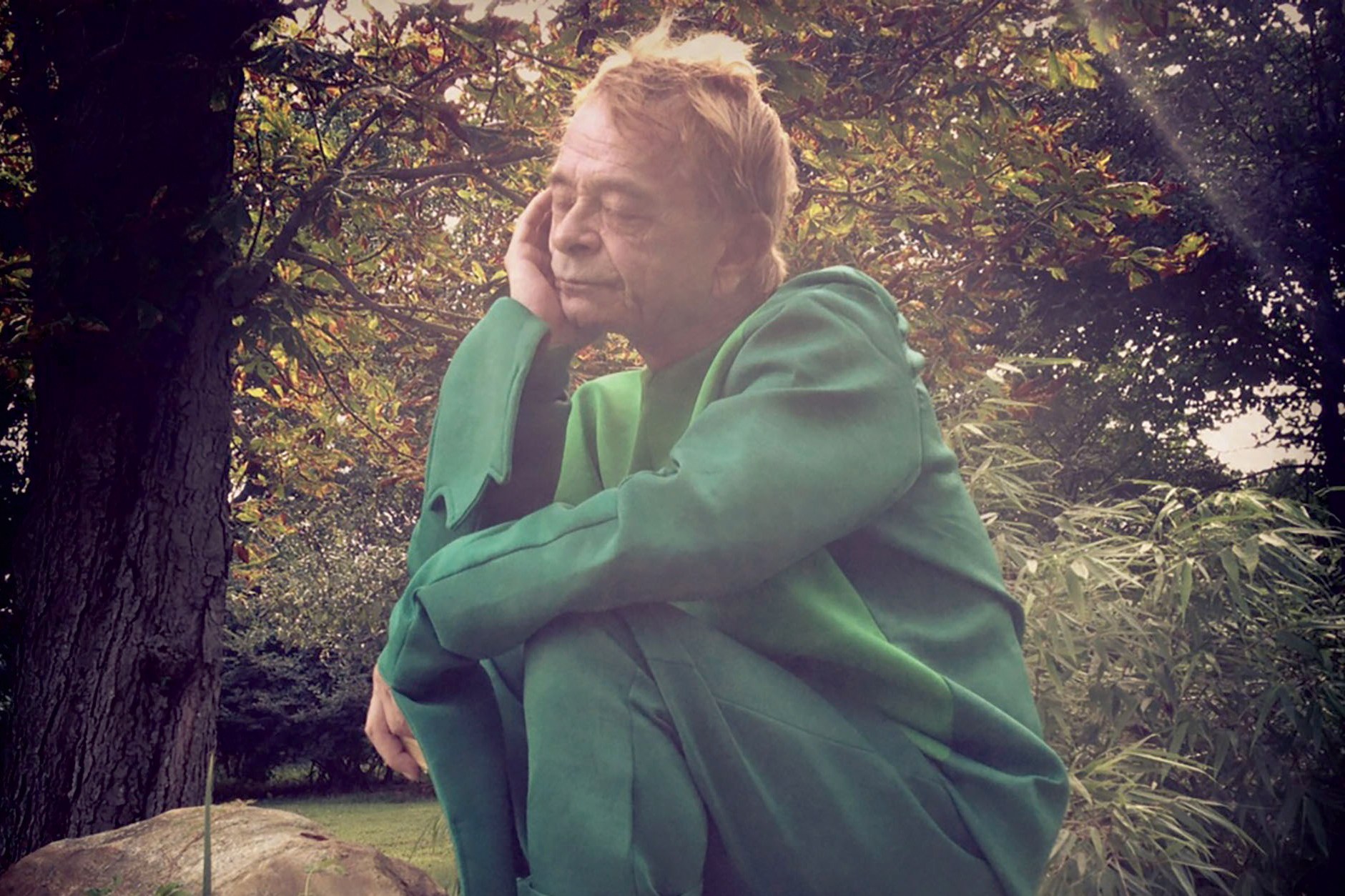 Gary Indiana wearing a frog suit in Max Blagg’s 2012 film Return of the Tiny Terror