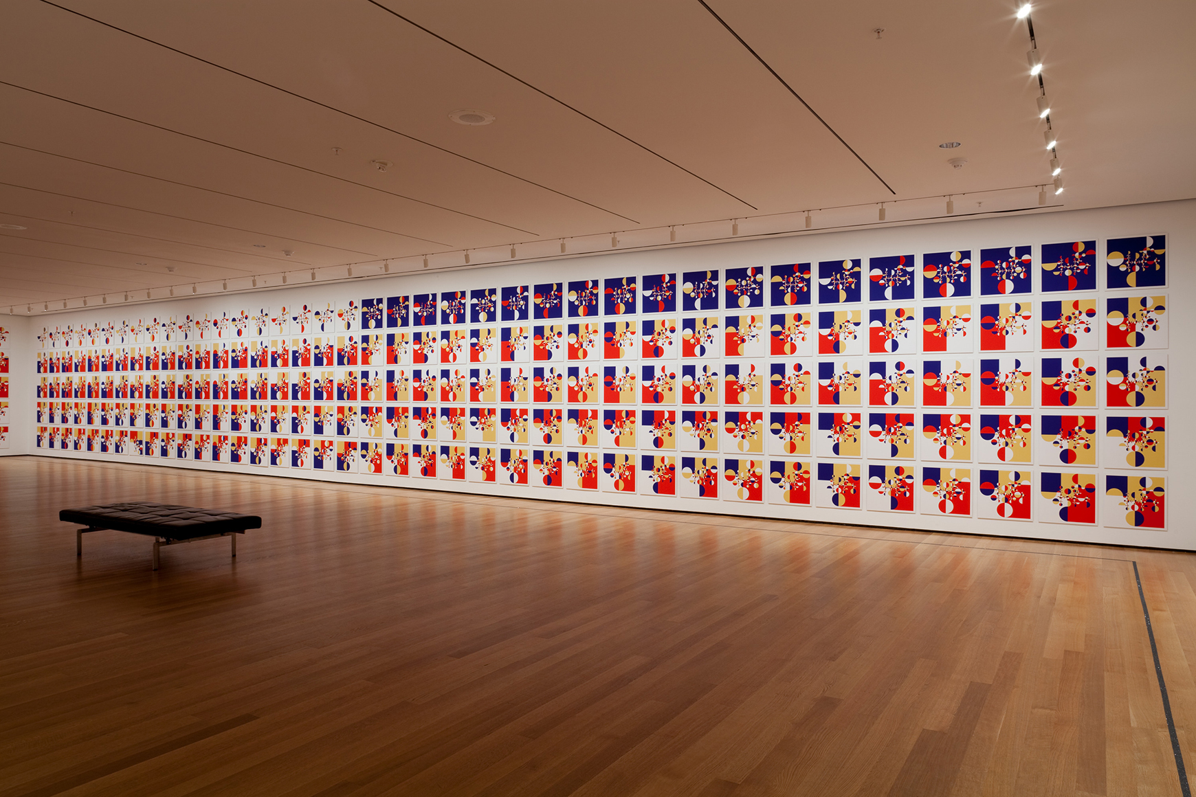 View of “Gabriel Orozco: Samurai Tree Invarients,” 2009–10, Museum of Modern Art, New York. Photo: Jonathan Muzikar.