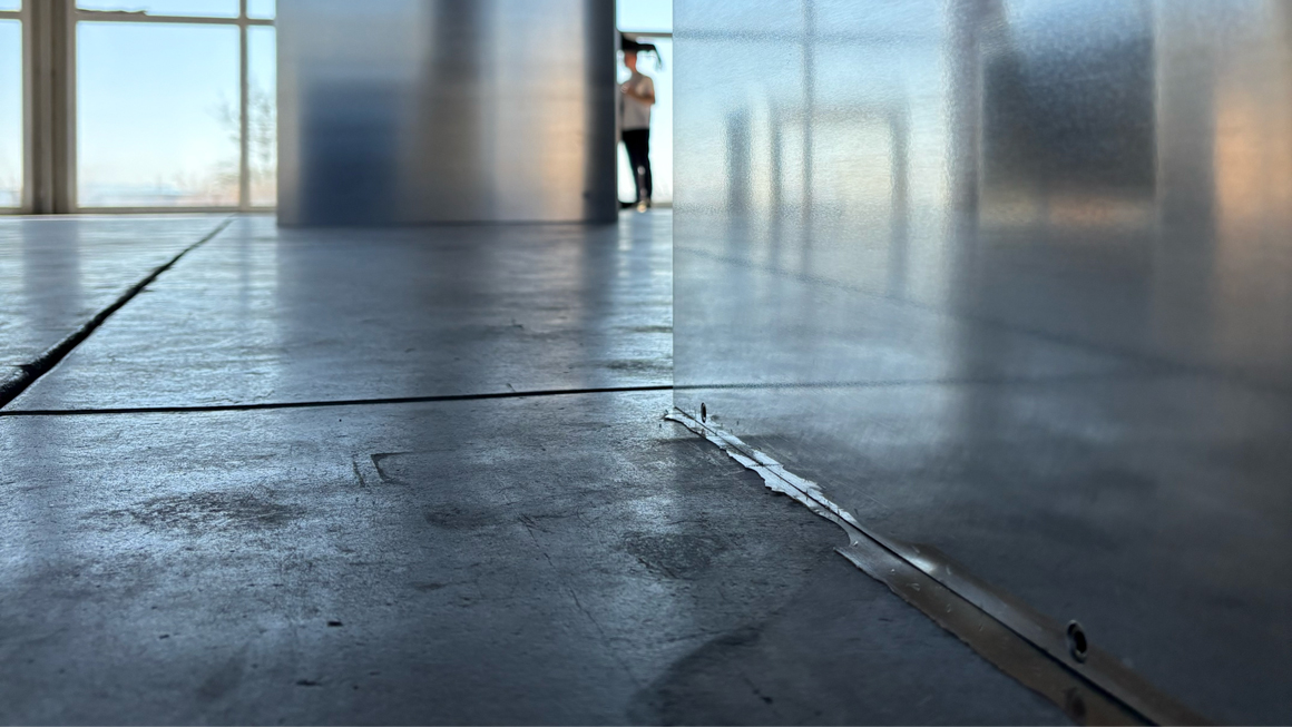 Photo of Donald Judd work at Chinati Foundation