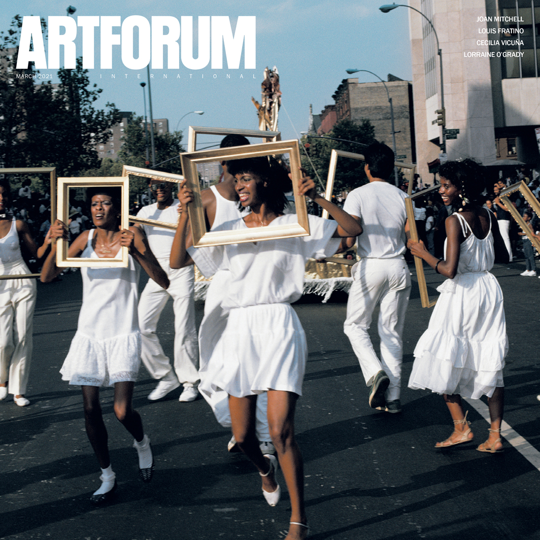 Lorraine O’Grady, Art Is . . . (Troupe Front), 1983/2009, C-print, 16 × 20". From Art Is . . . , 1983/2009. © Lorraine O’Grady/Artists Rights Society (ARS), New York.