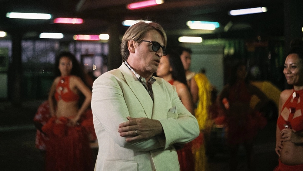 Albert Serra, Pacifiction, 2022, TK, color, sound, 165 minutes. High Commissioner De Roller (Benoît Magimel).