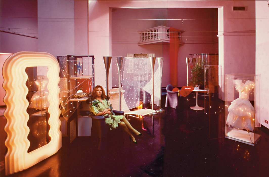 Cinzia Ruggeri in her studio, Milan, 1982. Photo: Occhiomagico.
