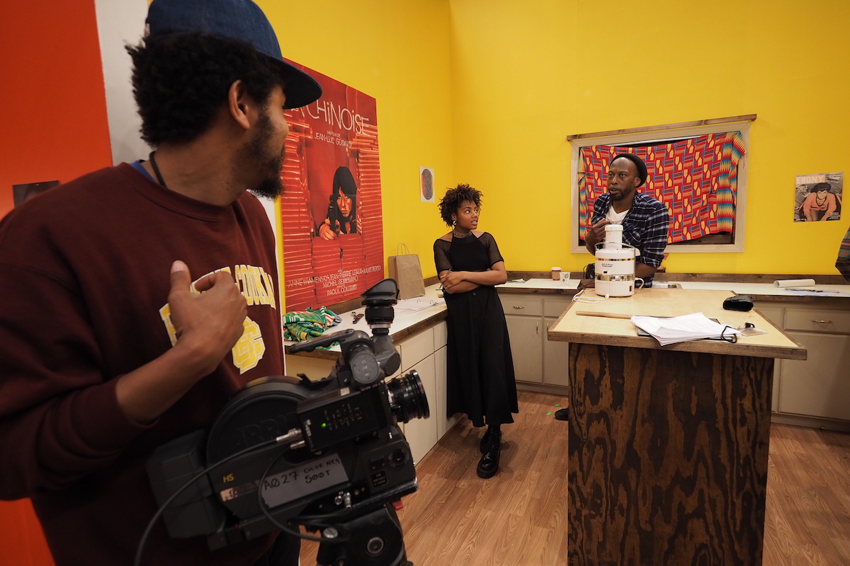 Production still of Ephraim Asili’s The Inheritance, 2020. Photo: Mick Bello.