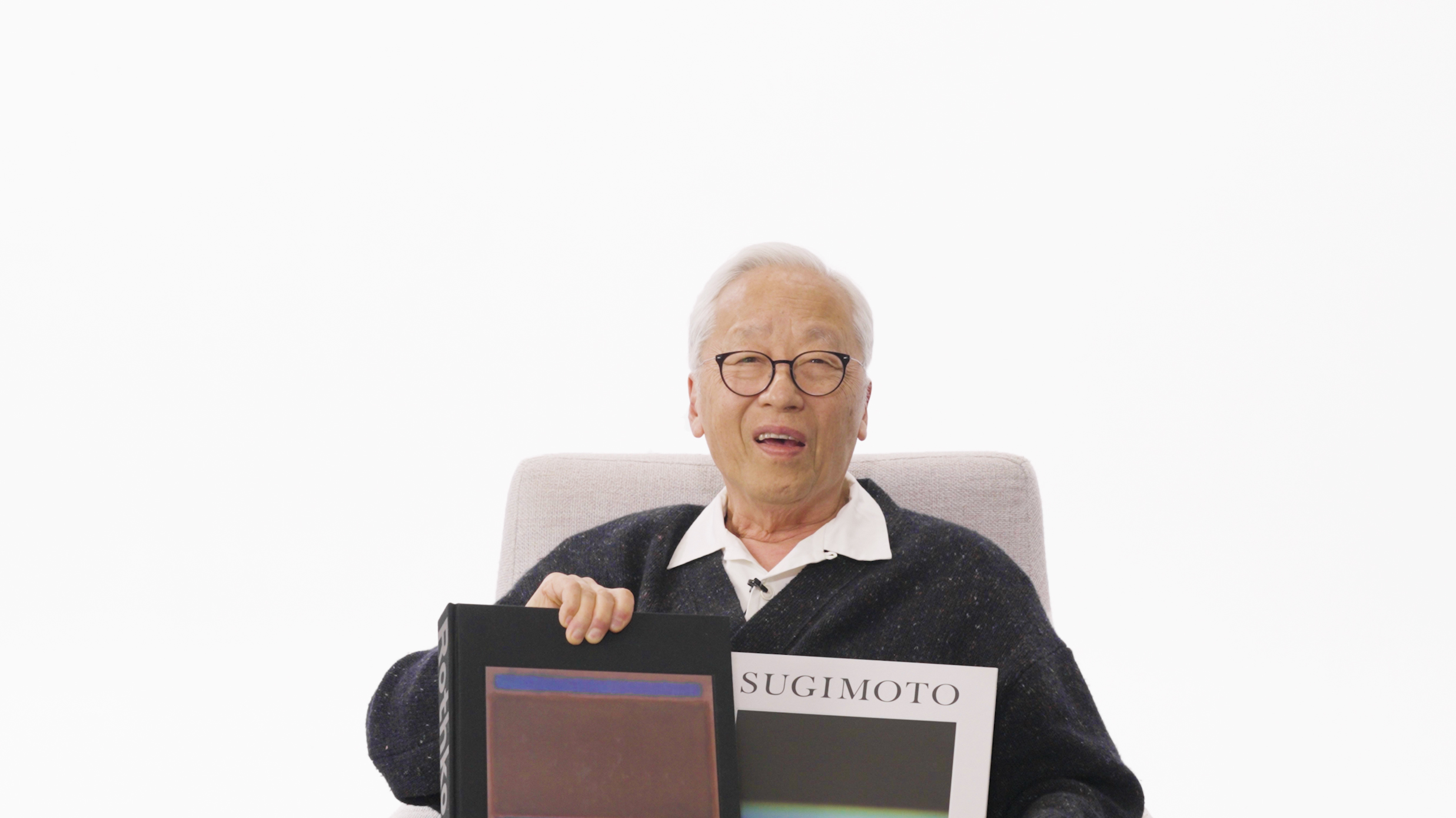 Hiroshi Sugimoto in Artforum's studio.