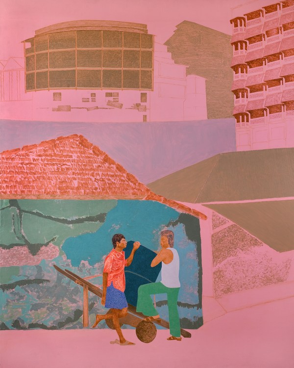 Painting by artist Gieve Patel